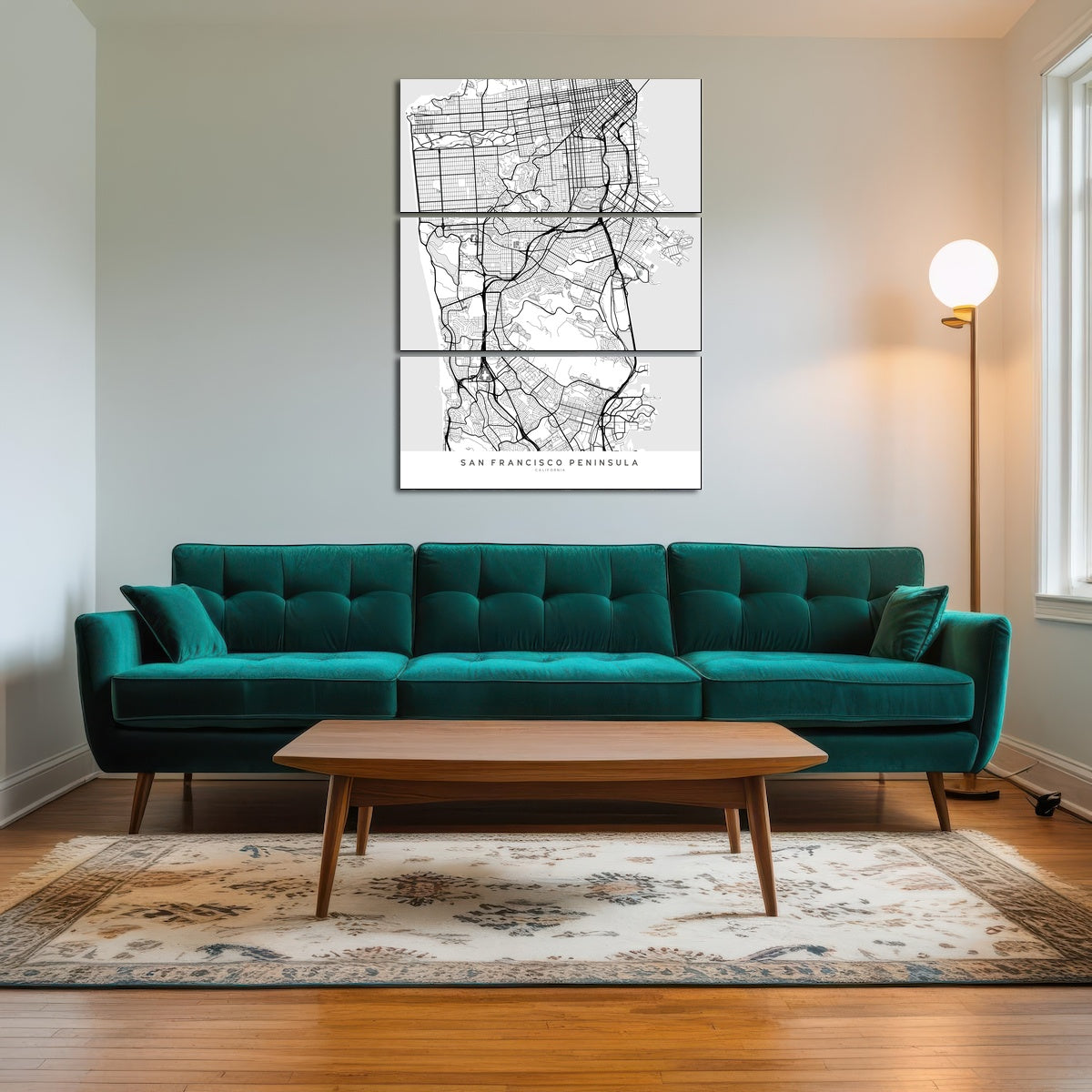 San Francisco Peninsula Wall Art