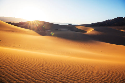 Sand dunes in Death Valley Wall Art