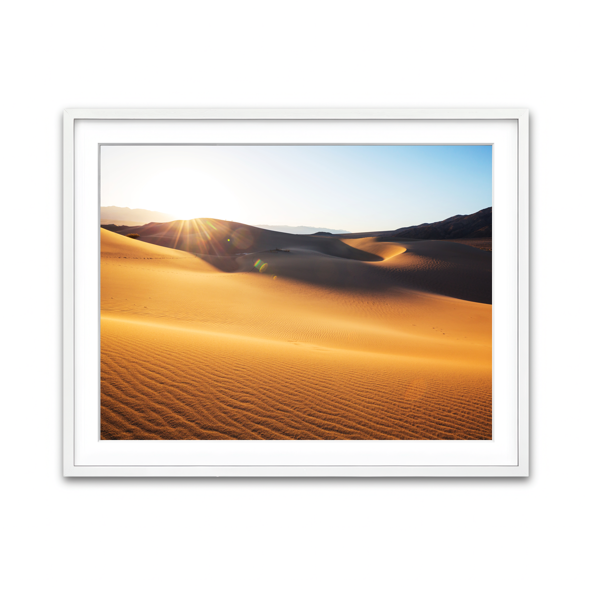 Framed Print 4x3 White