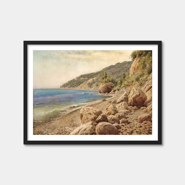 Sandstone Beach Wall Art — Framed Print Format preview