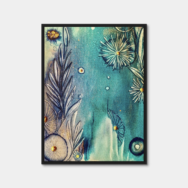 Sapphire Reef Wall Art — Framed Canvas Format preview