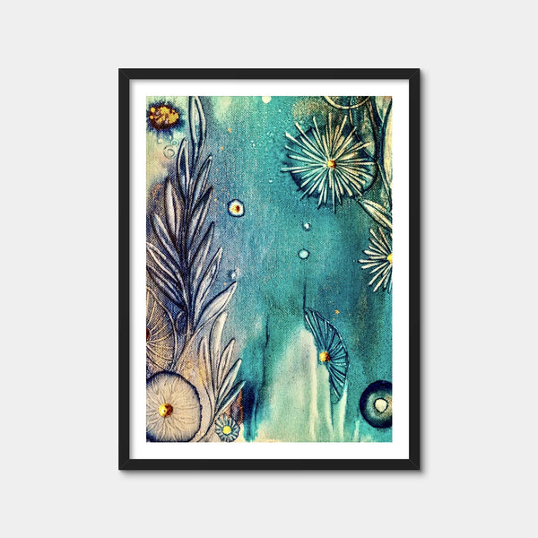 Sapphire Reef Wall Art — Framed Print Format preview