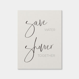 AUTO-MOCKUP WHITE | Save Water - Shower Together | 1 Piece | Gallery Wrap | group=3x4