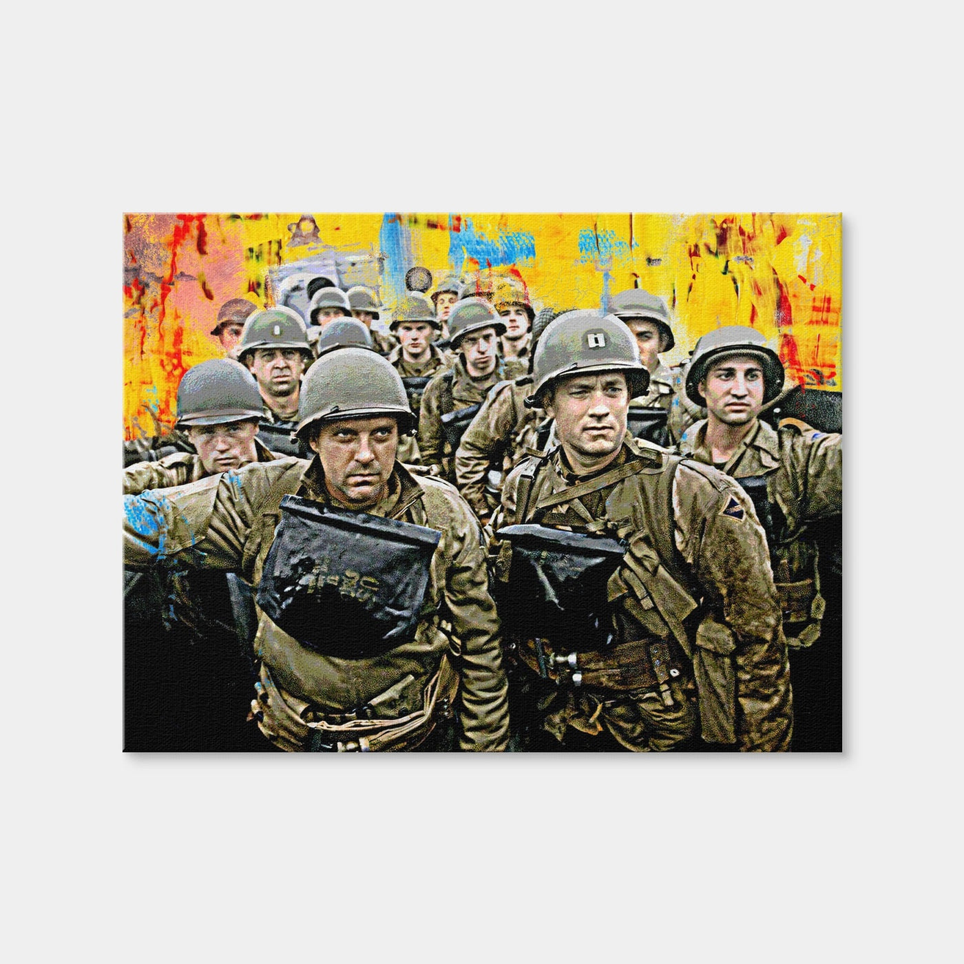 AUTO-MOCKUP WHITE | Saving Private Ryan Abstract | 1 Piece | Gallery Wrap | group=4x3
