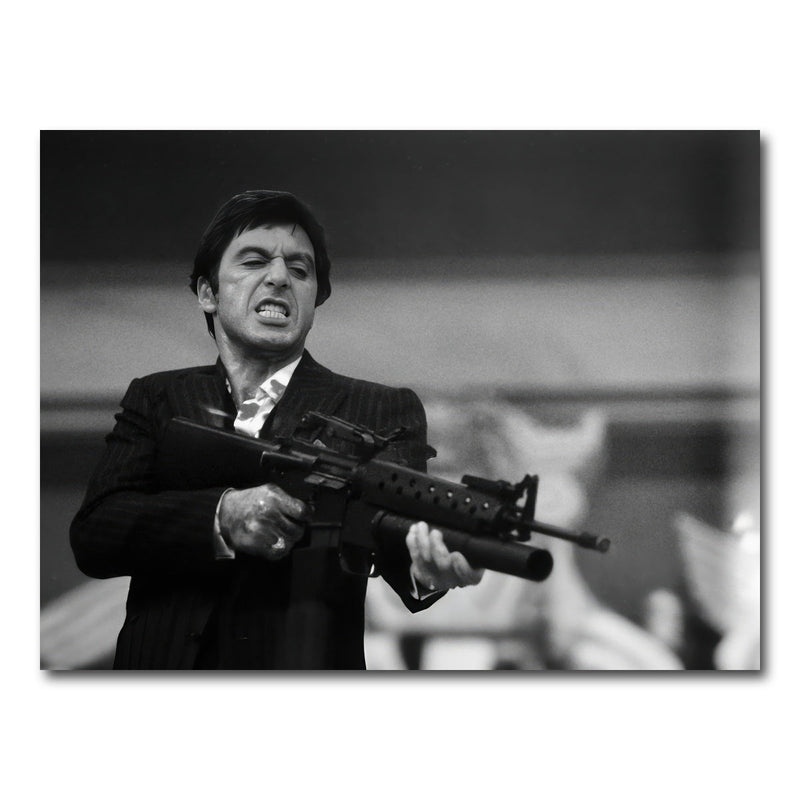 Scarface Black & White Wall Art