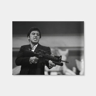 AUTO-MOCKUP WHITE | Scarface Black & White | 1 Piece | Gallery Wrap | group=4x3