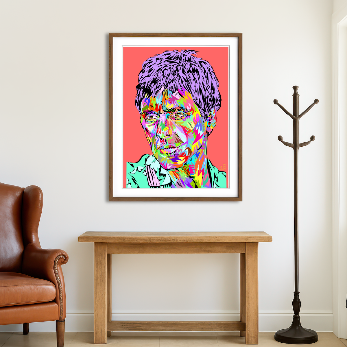 AUTO-MOCKUP ROOM | Scarface Color Wall Art