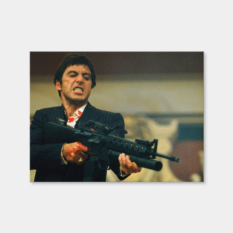 AUTO-MOCKUP WHITE | Scarface | 1 Piece | Gallery Wrap Canvas | group=4x3