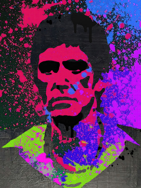 Scarface paint Wall Art