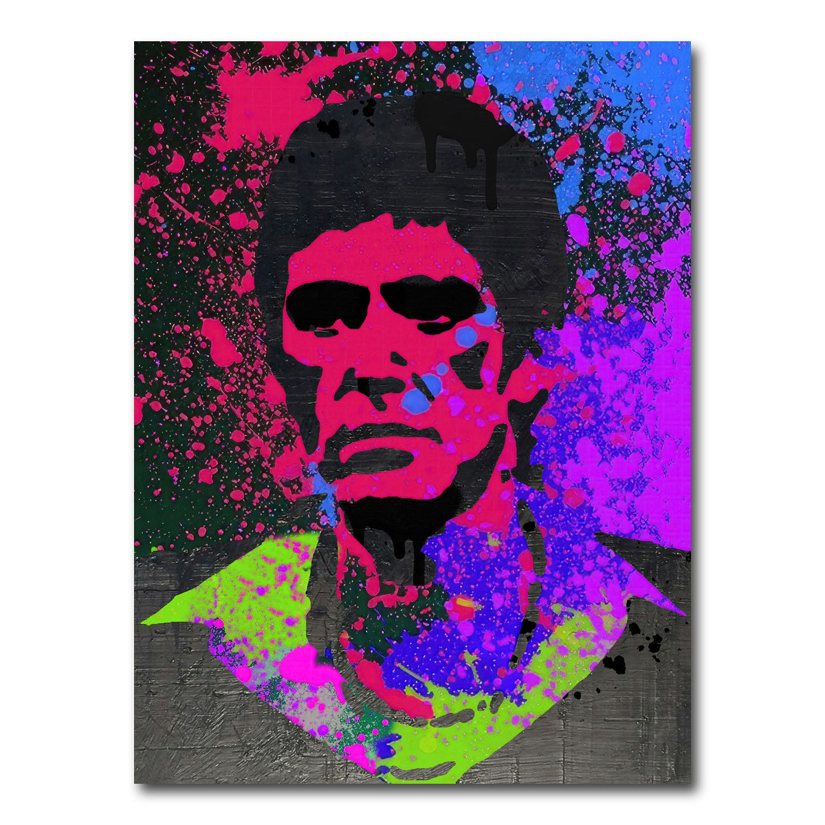 AUTO-MOCKUP WHITE | Scarface paint | 1 Piece | Gallery Wrap Canvas | group=3x4