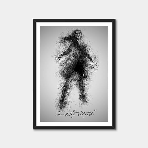 Scarlet Witch Wall Art — Framed Print Format preview