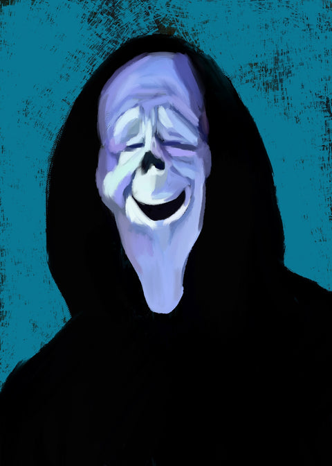 Scary Movie Ghostface Wall Art