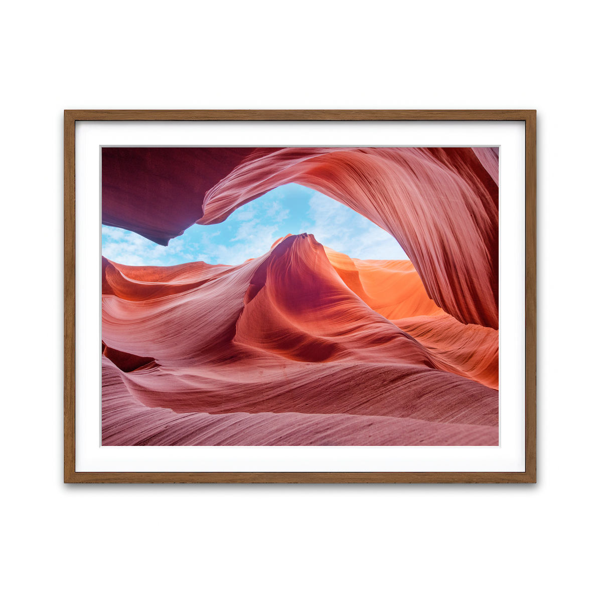 Framed Print 4x3 Walnut
