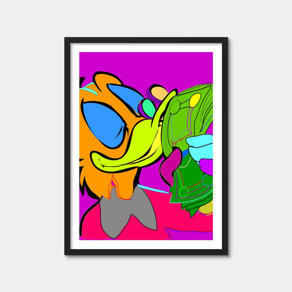 Scrooge McDuck Wall Art — Framed Print Format preview