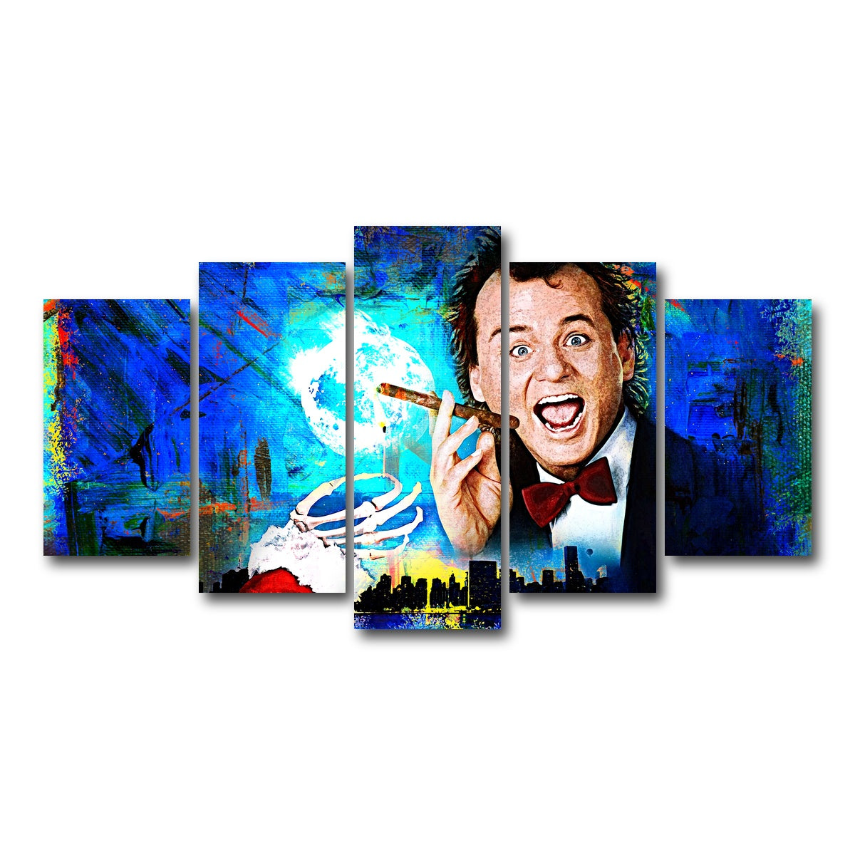 AUTO-MOCKUP WHITE | Scrooged | 5 Piece | Gallery Wrap Canvas | group=5_normal