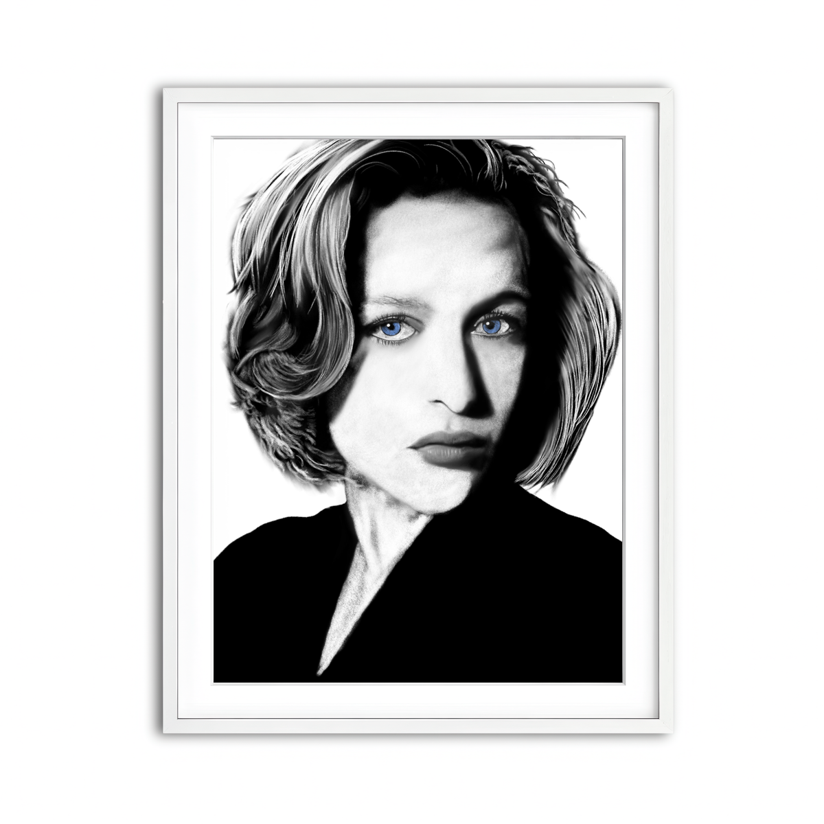 Framed Print 3x4 White