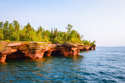 Sea Caves Apostle Islands Wall Art