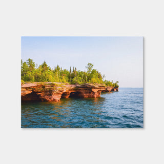 AUTO-MOCKUP WHITE | Sea Caves Apostle Islands | 1 Piece | Gallery Wrap Canvas | group=4x3