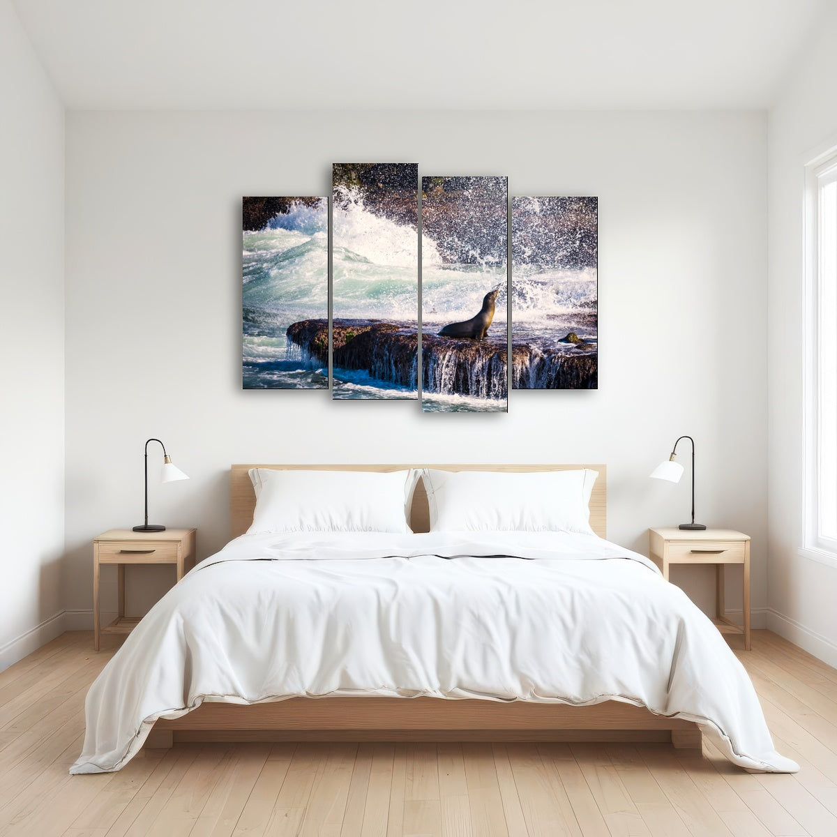 Sea Lion Surf La Jolla Wall Art