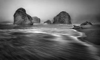 Sea Stacks - Foggy Oregon Coast Wall Art