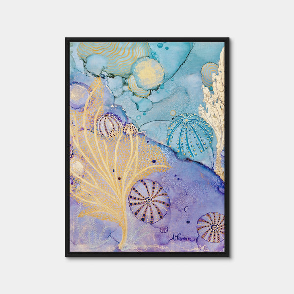Sea Urchin Hideaway Wall Art — Framed Canvas Format preview
