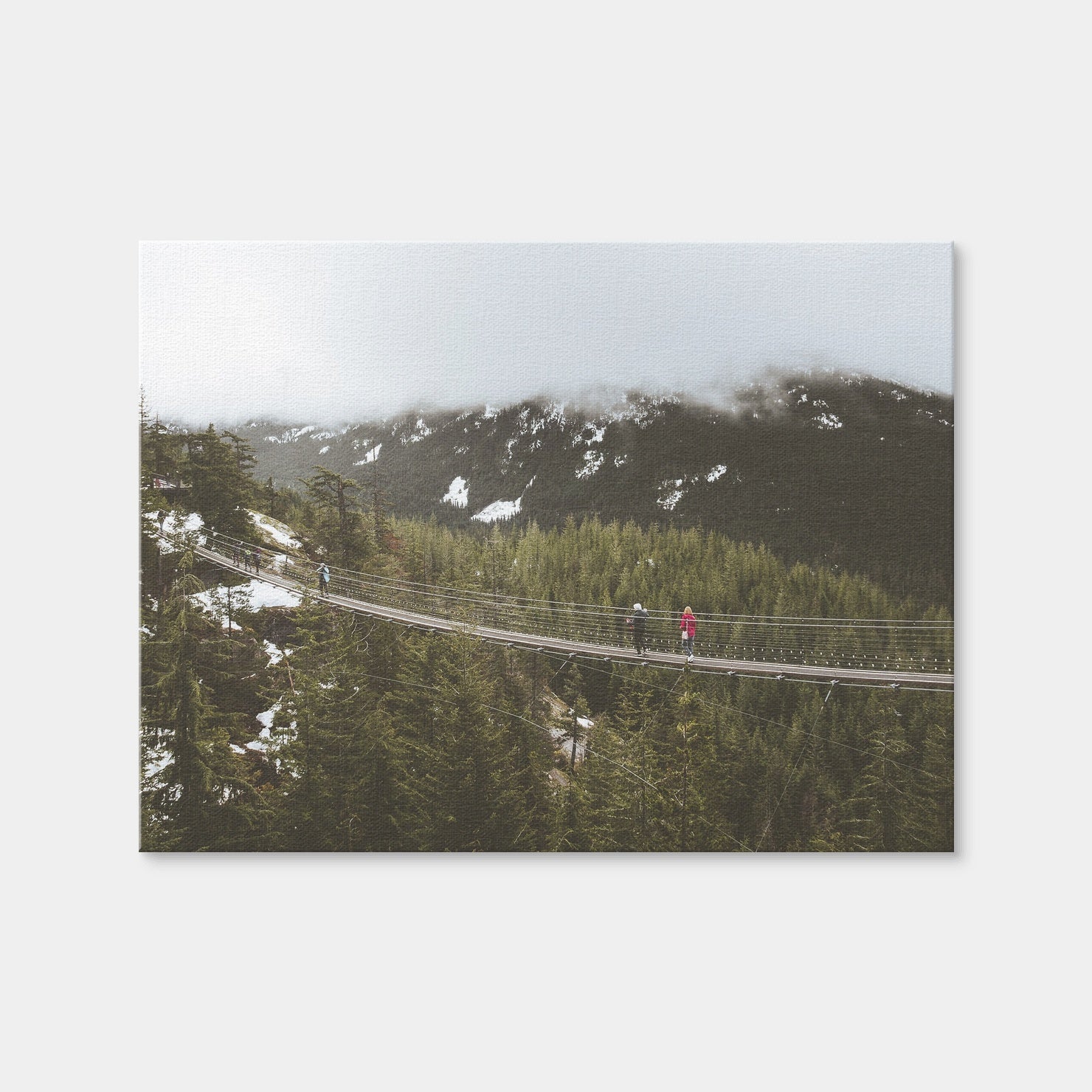 AUTO-MOCKUP WHITE | Sea to Sky Suspension Bridge Canada | 1 Piece | Gallery Wrap | group=4x3