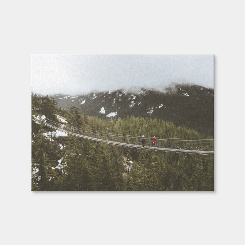 AUTO-MOCKUP WHITE | Sea to Sky Suspension Bridge Canada | 1 Piece | Gallery Wrap | group=4x3