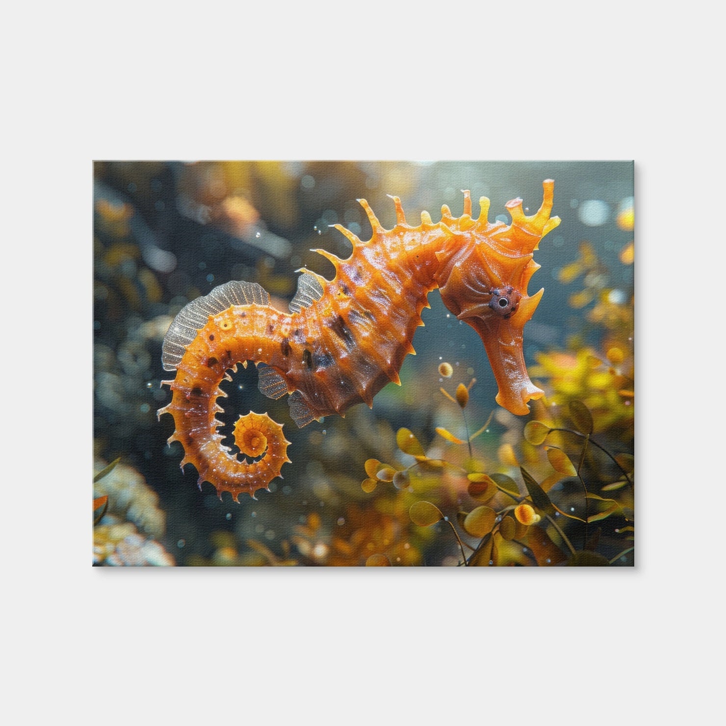AUTO-MOCKUP WHITE | Seahorse | 1 Piece | Gallery Wrap Canvas | group=4x3