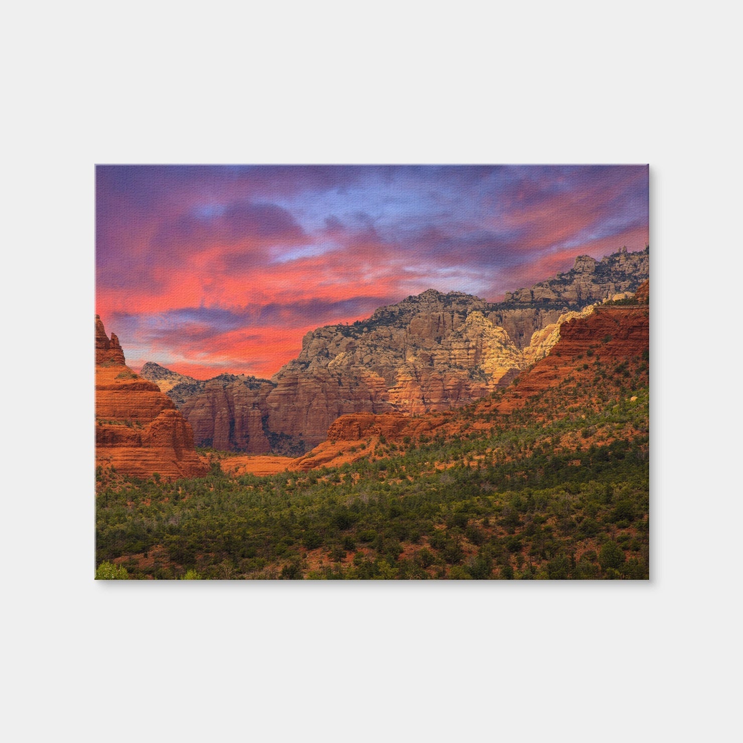 AUTO-MOCKUP WHITE | Sedona Sunset | 1 Piece | Gallery Wrap Canvas | group=4x3