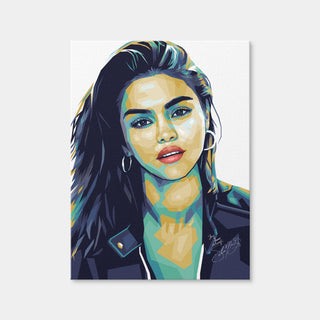 AUTO-MOCKUP WHITE | Selena Gomez White | 1 Piece | Gallery Wrap | group=3x4