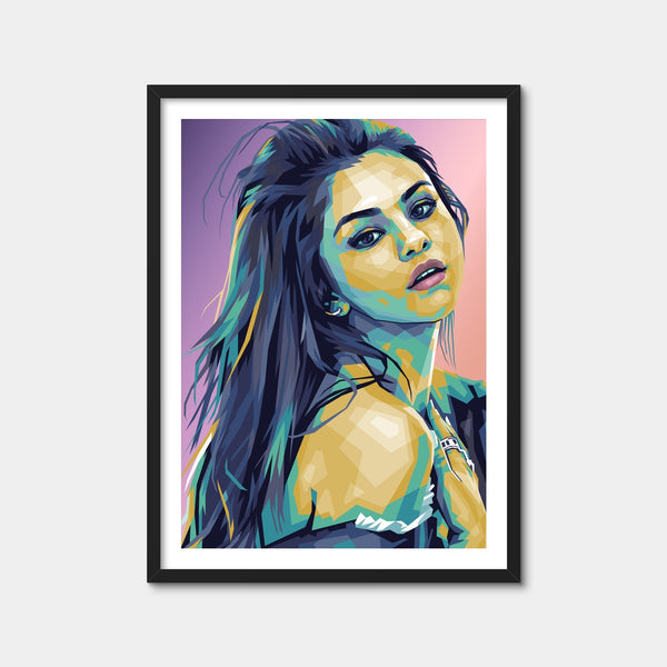 Selena Gomez Wall Art — Framed Print Format preview