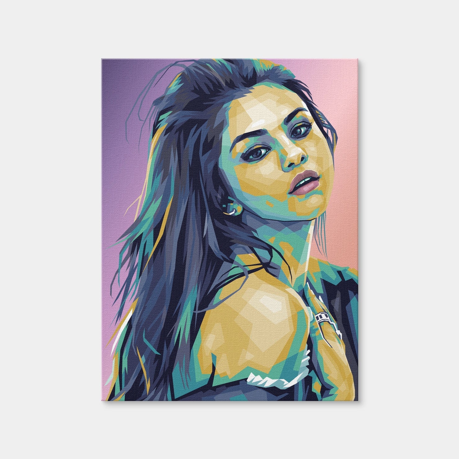 AUTO-MOCKUP WHITE | Selena Gomez | 1 Piece | Gallery Wrap | group=3x4