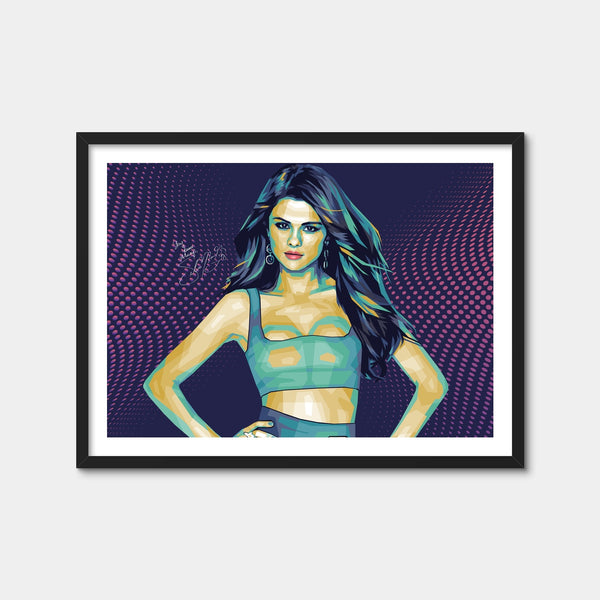 Selena Signature Wall Art — Framed Print Format preview