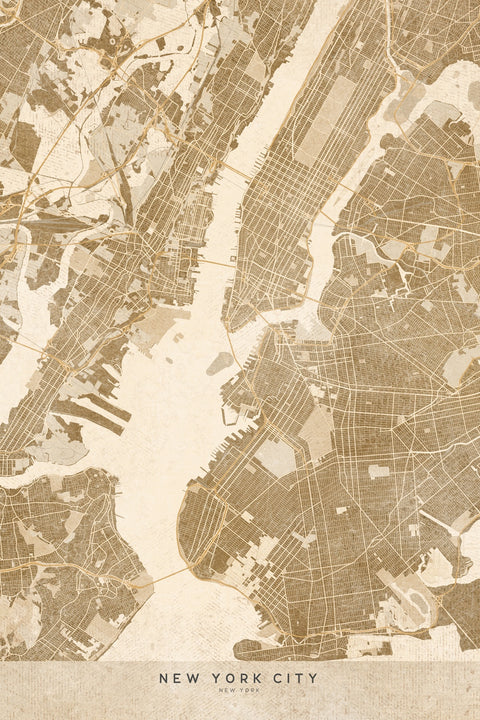 Sepia New York City Wall Art