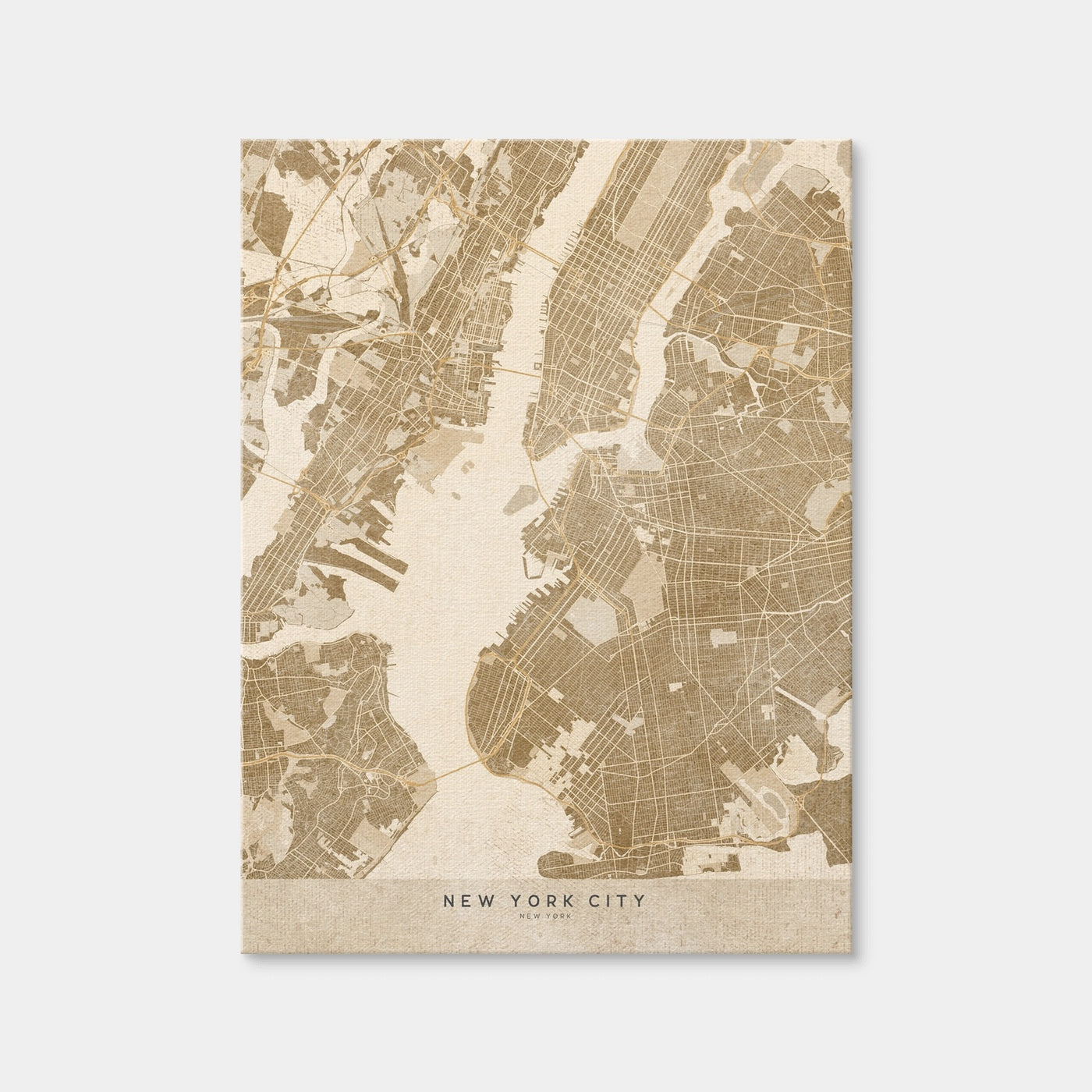 AUTO-MOCKUP WHITE | Sepia New York City | 1 Piece | Gallery Wrap Canvas | group=3x4