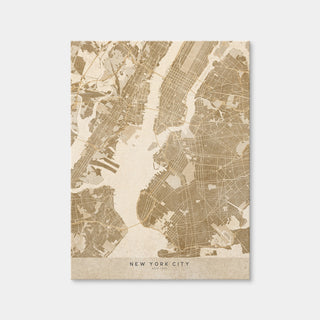 AUTO-MOCKUP WHITE | Sepia New York City | 1 Piece | Gallery Wrap Canvas | group=3x4