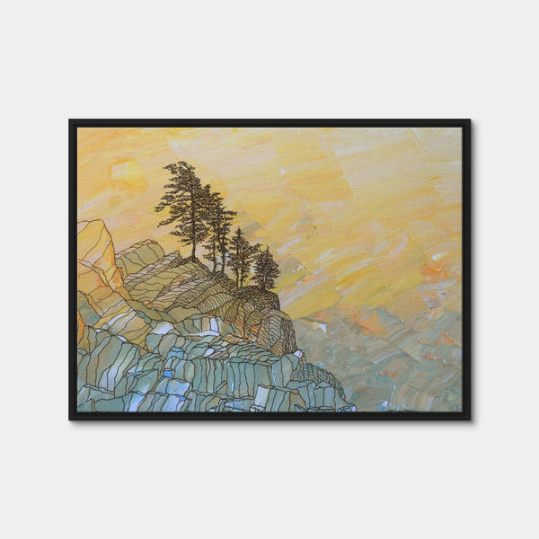 Serene Joy Wall Art — Framed Canvas Format preview