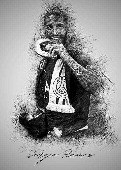 Sergio Ramos 2 Wall Art