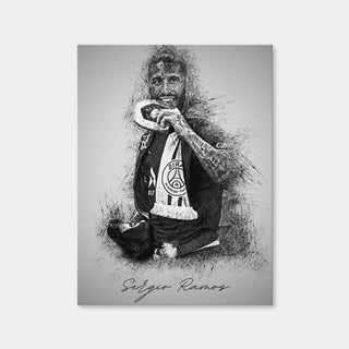 AUTO-MOCKUP WHITE | Sergio Ramos 2 | 1 Piece | Gallery Wrap | group=3x4