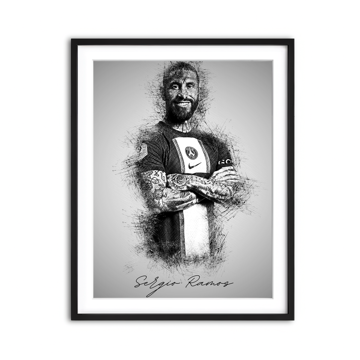 Framed Print 3x4 Black