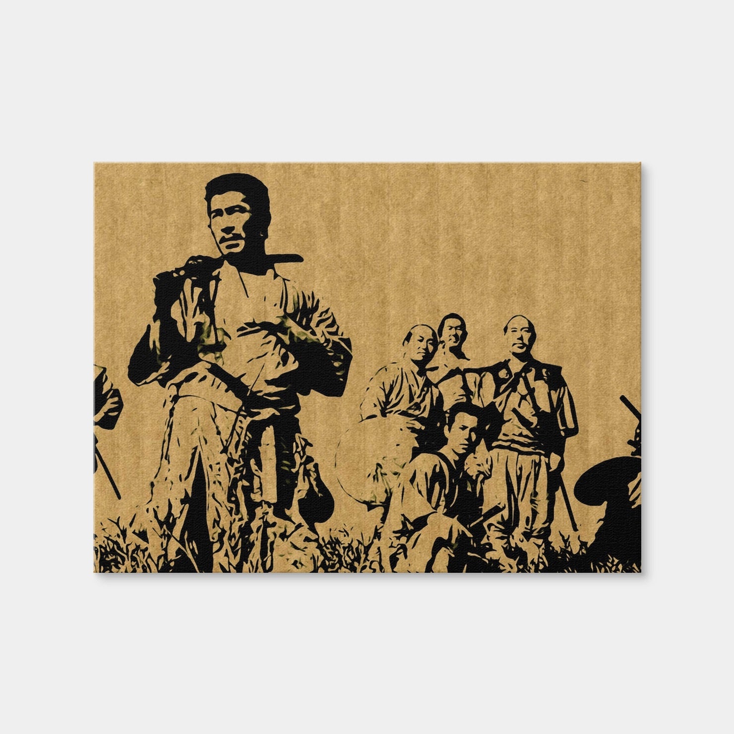 AUTO-MOCKUP WHITE | Seven Samurai | 1 Piece | Gallery Wrap | group=4x3