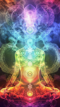 Seven chakras concept Wall Art