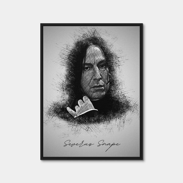 Severus Snape Wall Art — Framed Canvas Format preview