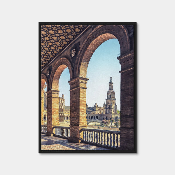 Seville City Wall Art — Framed Canvas Format preview