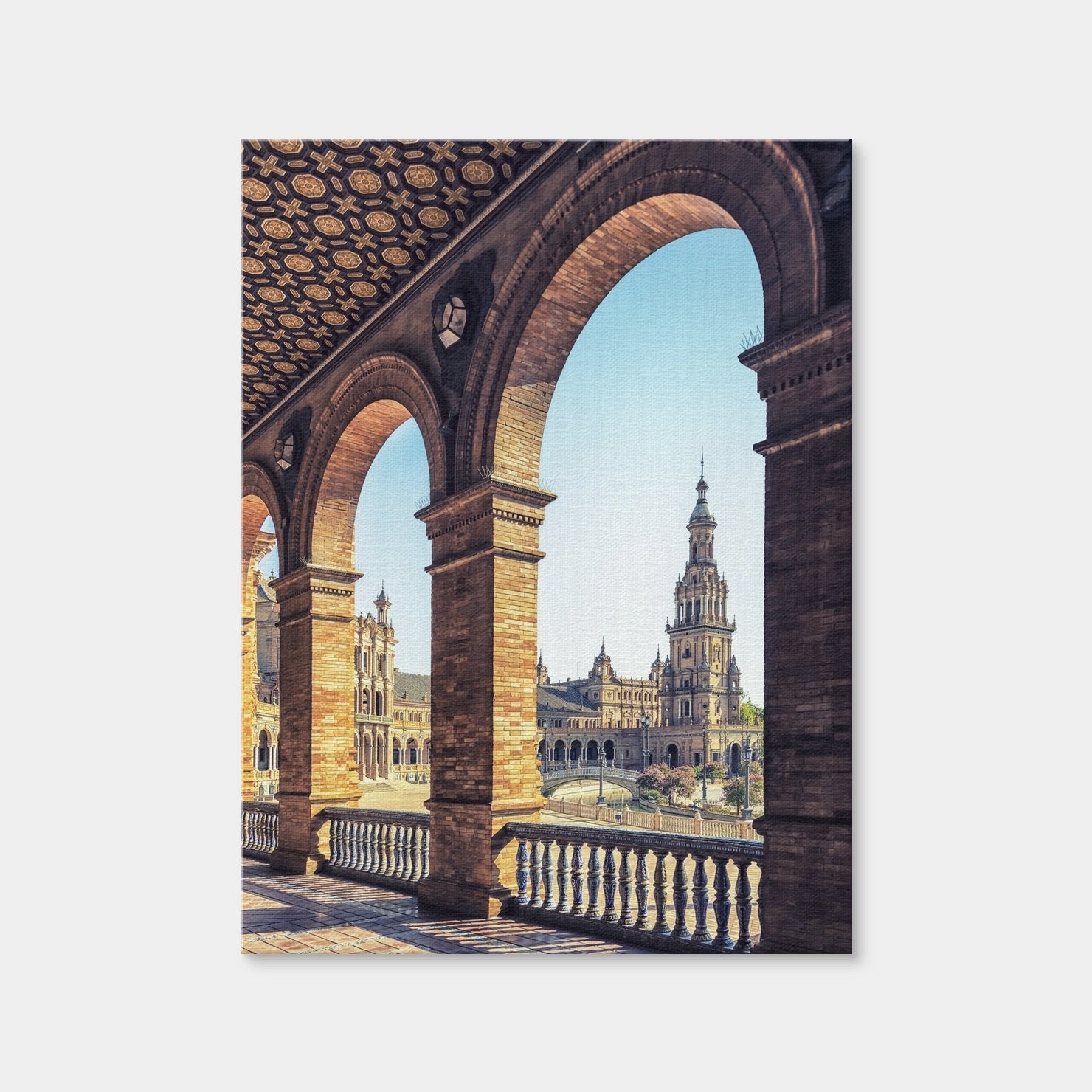 AUTO-MOCKUP WHITE | Seville City | 1 Piece | Gallery Wrap | group=3x4