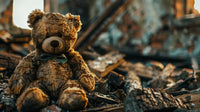 Shabby Teddy Bear Wall Art