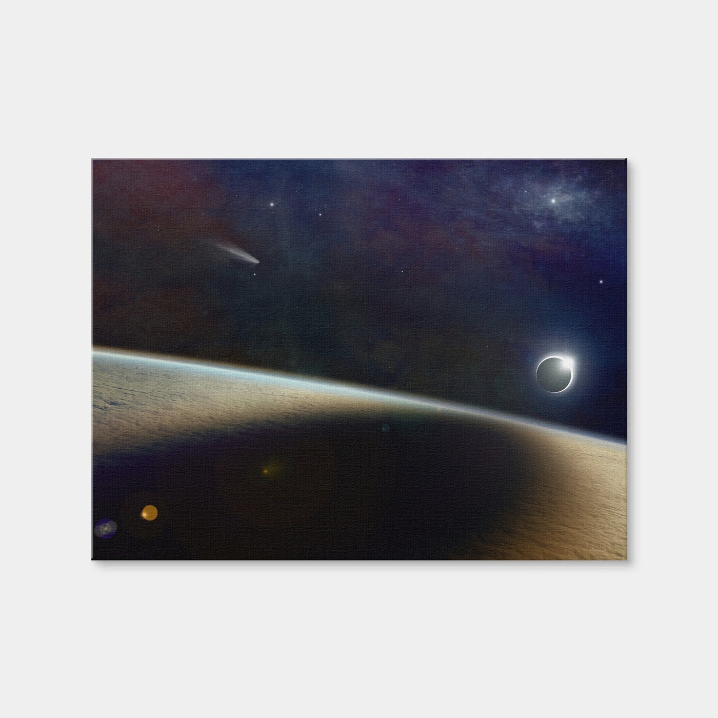 AUTO-MOCKUP WHITE | Shadow of the Solar Eclipse | 1 Piece | Gallery Wrap Canvas | group=4x3