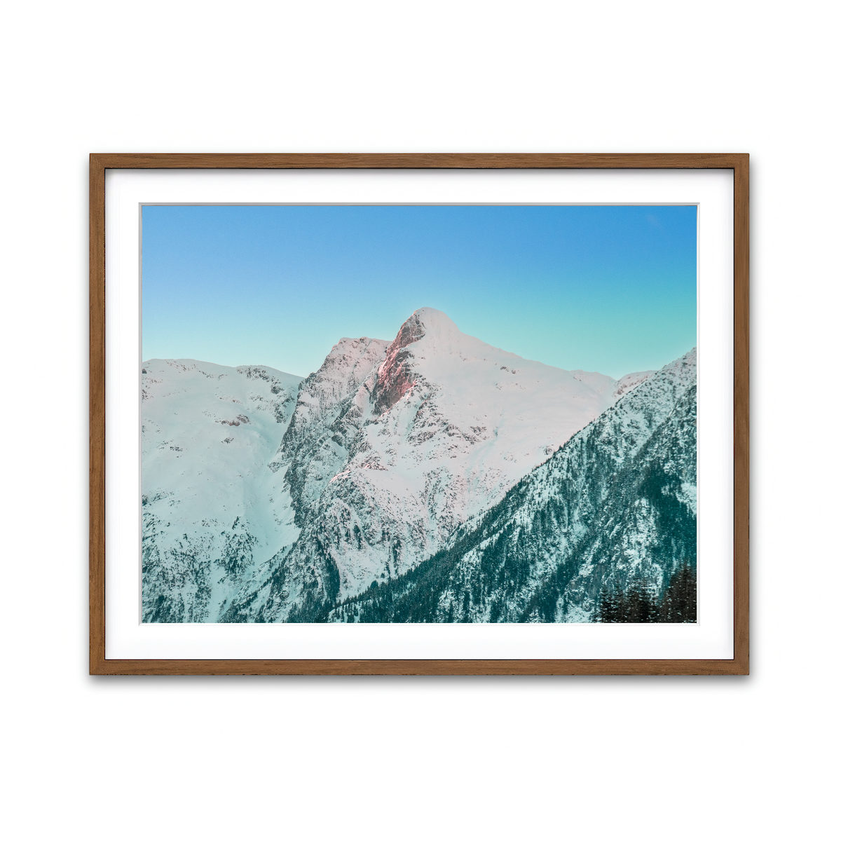 Framed Print 4x3 Walnut