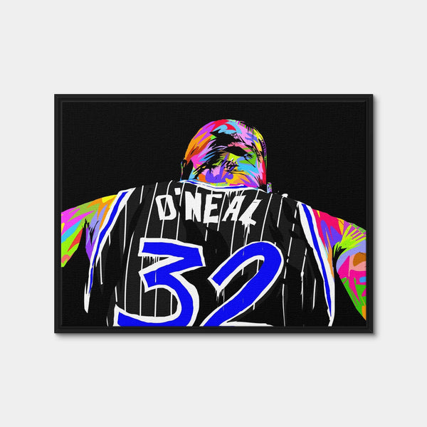 Shaq Wall Art — Framed Canvas Format preview