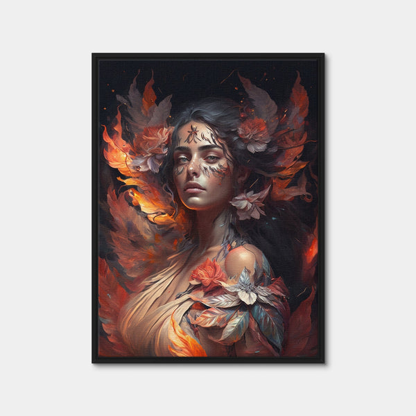 She Creates Sparks Wall Art — Framed Canvas Format preview